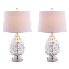 Artichoke Glass Led Table Lamp (Set Of 2)