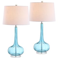 Bette Glass Teardrop Led Table Lamp (Set Of 2)