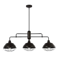 Levi Industrial Farmhouse Iron Led Pendant