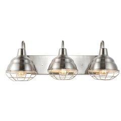 Levi Industrial Farmhouse Iron Led Vanity