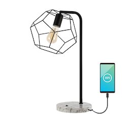 Penta Industrial Farmhouse Head Adjustable Iron Led Task Lamp