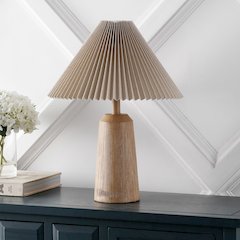 Arvid Rustic Scandinavian Resin/Iron Lighthouse Led Table Lamp