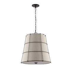 Silas Rustic Farmhouse Led Flush Mount