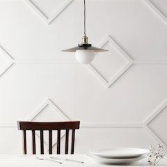 Hadley 1-Light Scandinavian Farmhouse Iron/Frosted Glass LED Pendant