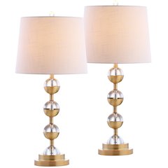 Avery Crystal Led Table Lamp (Set Of 2)