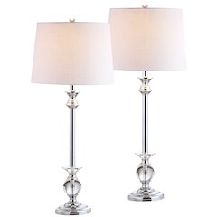 Elizabeth Crystal/Metal Led Table Lamp (Set Of 2)