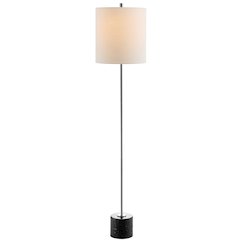 Levitt Marble/Metal Led Floor Lamp