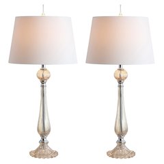 Chloe Glass Led Table Lamp (Set Of 2)