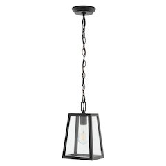 Glendale Farmhouse Industrial Iron/Glass Outdoor Led Pendant