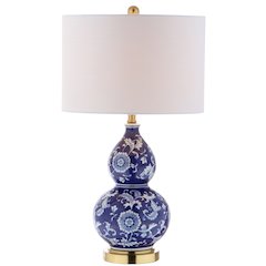 Lee Ceramic Chinoiserie Led Table Lamp