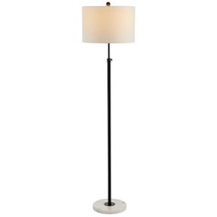 June Adjustable Metal/Marble Led Floor Lamp
