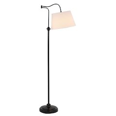Jason Metal Traditional Swing Arm Led Floor Lamp