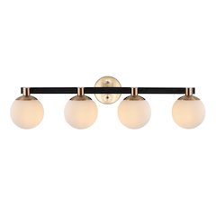 Modernist Globe Metalfrosted Glass Modern Contemporary Led Vanity