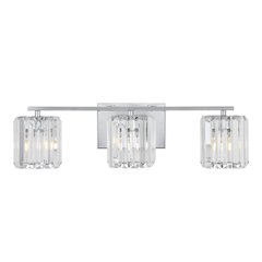 Coco Prism Vintage Metal/Glass Classic Glam Led Vanity Light