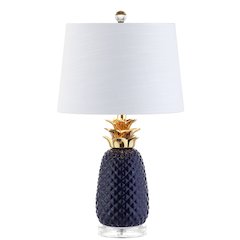 Pineapple Ceramic Led Table Lamp