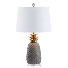 Pineapple Ceramic Led Table Lamp