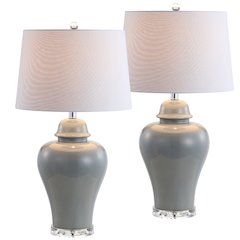 Winnie Ceramic Urn Led Table Lamp (Set Of 2)