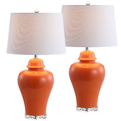 Winnie Ceramic Urn Led Table Lamp (Set Of 2)