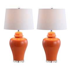 Winnie Ceramic Urn Led Table Lamp (Set Of 2)