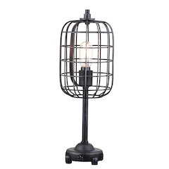 Odette Industrial Metal Table Lamp