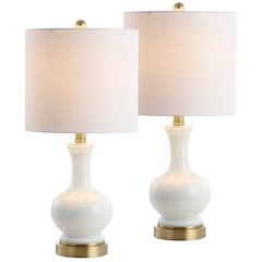 Cox Glassmetal Led Table Lamp (Set Of 2)