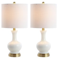 Cox Glassmetal Led Table Lamp (Set Of 2)