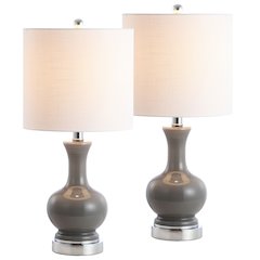 Cox Glassmetal Led Table Lamp (Set Of 2)