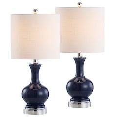 Cox Glassmetal Led Table Lamp (Set Of 2)