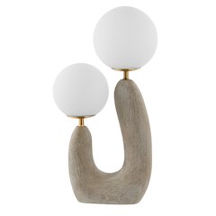 Mid-Century Scandinavian Resin/Iron/Frosted Glass Cactus Led Table Lamp