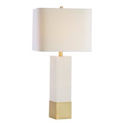 Jeffrey Metal/Marble Led Table Lamp