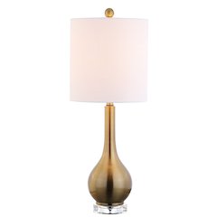 Dylan Metal/Crystal Teardrop Led Table Lamp