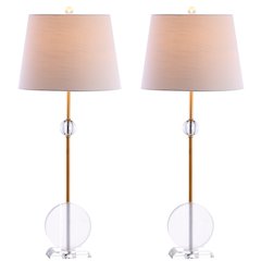 Spencer Crystal/Metal Led Table Lamp (Set Of 2)