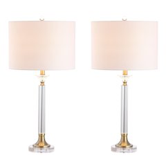 Mark Crystal/Metal Led Table Lamp (Set Of 2)