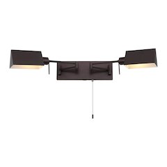 Industrial Single Swing Arm Plug In Or Hardwired Iron Led Wall Sconce