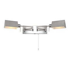 Industrial Single Swing Arm Plug In Or Hardwired Iron Led Wall Sconce