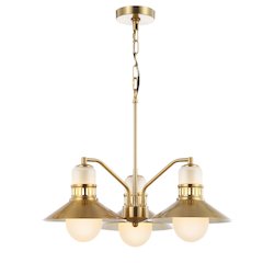 Colin Adjustable Iron/Glass Retro Hurricane Led Pendant