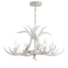 Eldora Adjustable Resin Antler Led Chandelier