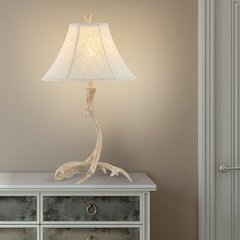 Antler Rustic Resin Led Table Lamp