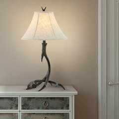 Antler Rustic Resin Led Table Lamp