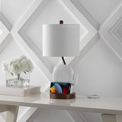 Ellie Bohemian Designer Iron/Resin Elephant Led Kids' Table Lamp