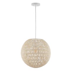 Luna Bohemian Modern Woven Rattaniron Led Pendant