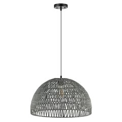 Campana Bohemian Modern Woven Rattaniron Led Pendant