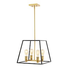Lloyd Farmhouse Industrial Iron Led Pendant