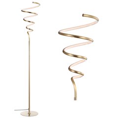 Scribble Modern Dimmable Metal Integrated Led Floor Lamp