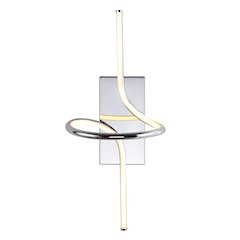 Sketch Minimalist Metal Integrated Led Vanity Light Sconce