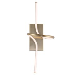 Sketch Minimalist Metal Integrated Led Vanity Light Sconce