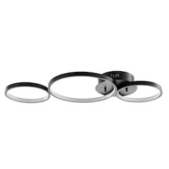 Nube Contemporary Modern Metal Integrated Led Flush Mount
