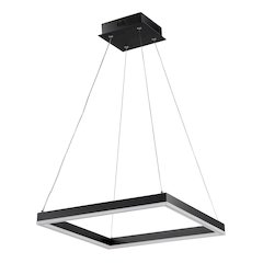 Baxter Modern Contemporary Aluminum Integrated Led Hoop Pendant