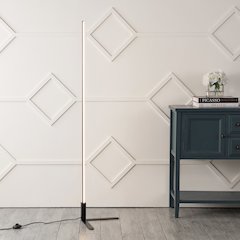 Potts Modern Contemporary Aluminum/Iron Integrated Led Post Floor Lamp