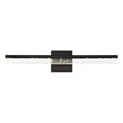 Mario Modern Contemporary Iron/Seeded Acrylic Integrated Led Vanity Light